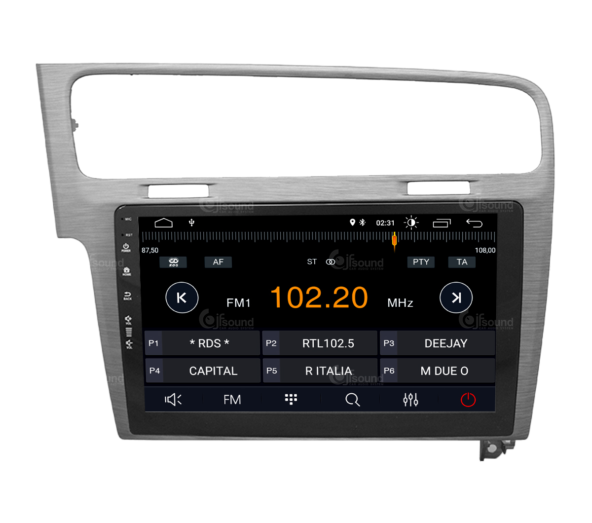 JFSound X7C-PRO JF-033W7-X7C-PRO autoradio Android Golf 7 DSP