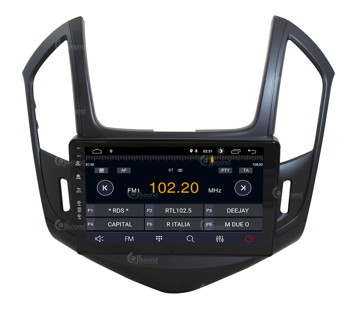 JFSound X7C-PRO JF-439CC-X7C-PRO autoradio Android Chevrolet Cruze DSP
