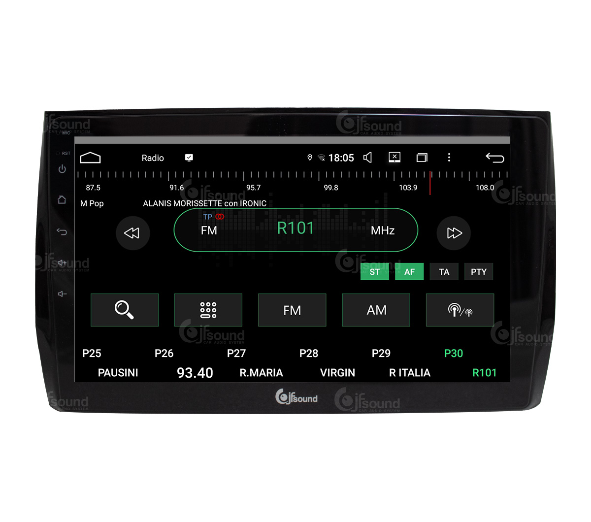 JFSound UP-PRO JF-031SK autoradio Android per Skoda Kodiaq CarPlay