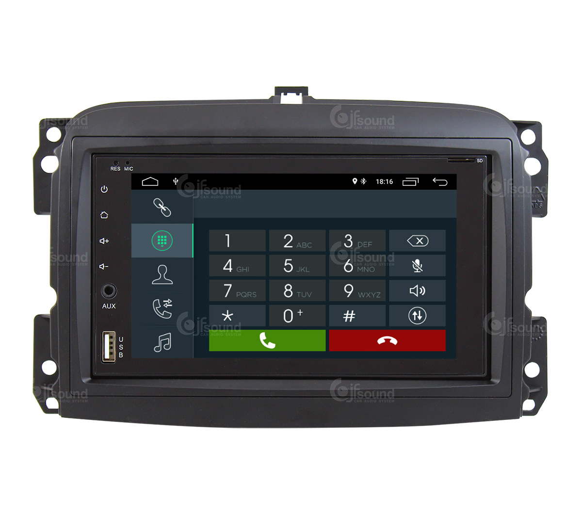 JFSound X7C-PRO JF-227-X7C-FLO-PRO autoradio Fiat 500L DSP