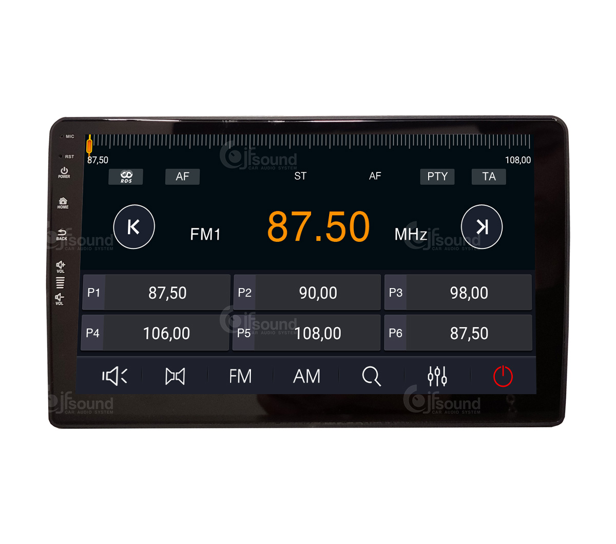 JFSound X9C-PRO JF-139FR-X9C-PRO autoradio Transit 4G DSP