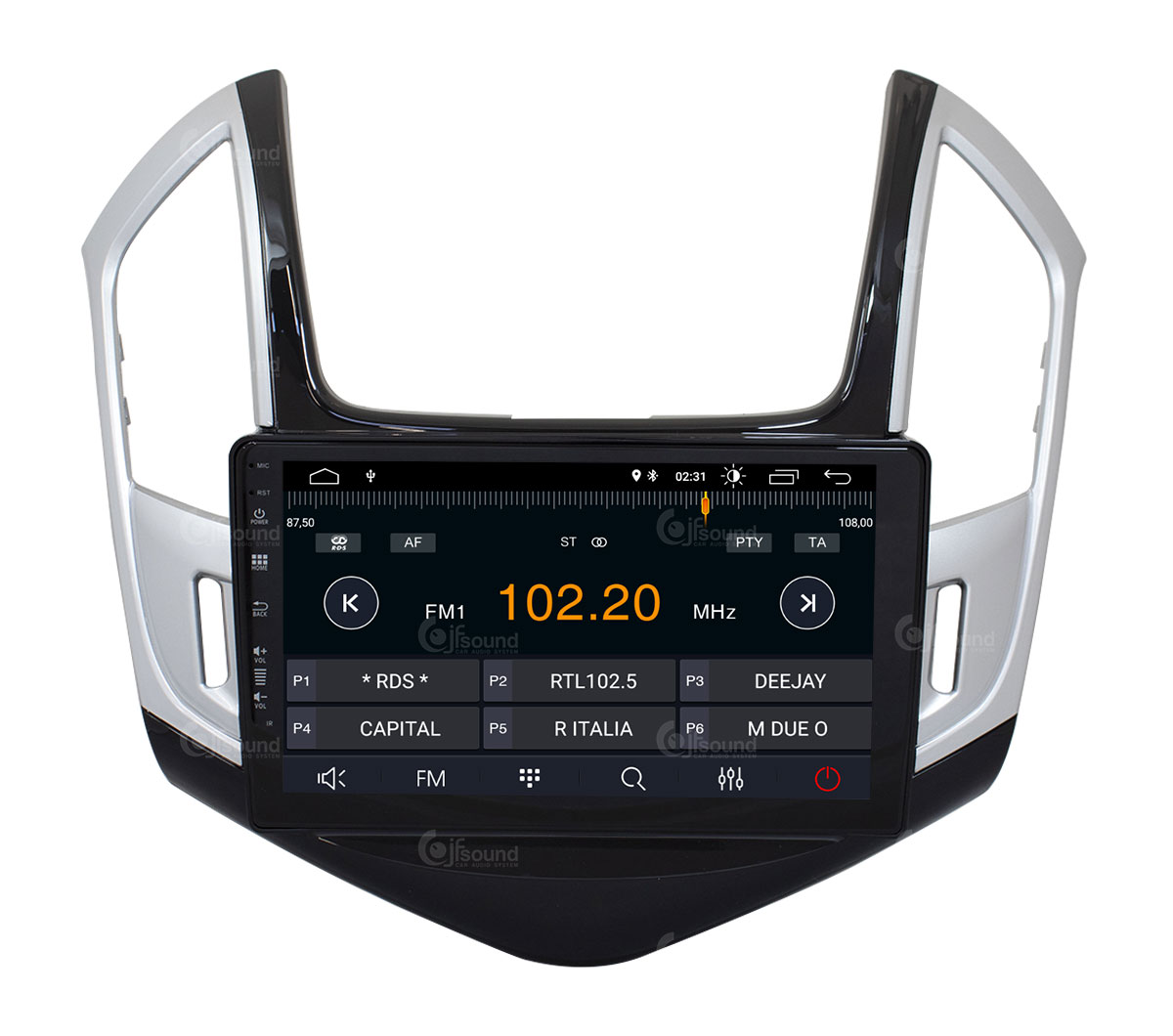 JFSound X7C-PRO JF-239CC-X7C-PRO autoradio Android Cruze DSP