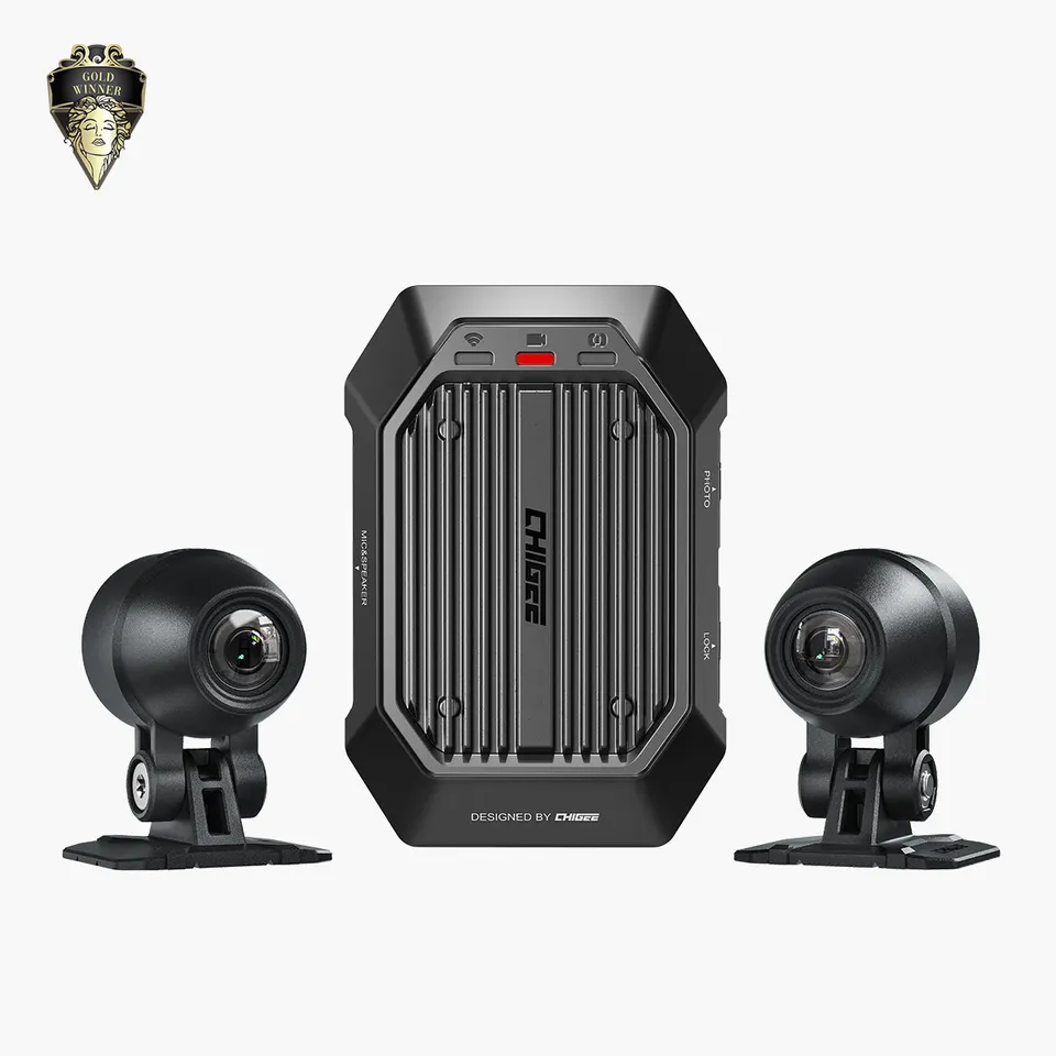 CHIGEE XR-1 dash cam moto 1080P 60FPS anteriore posteriore