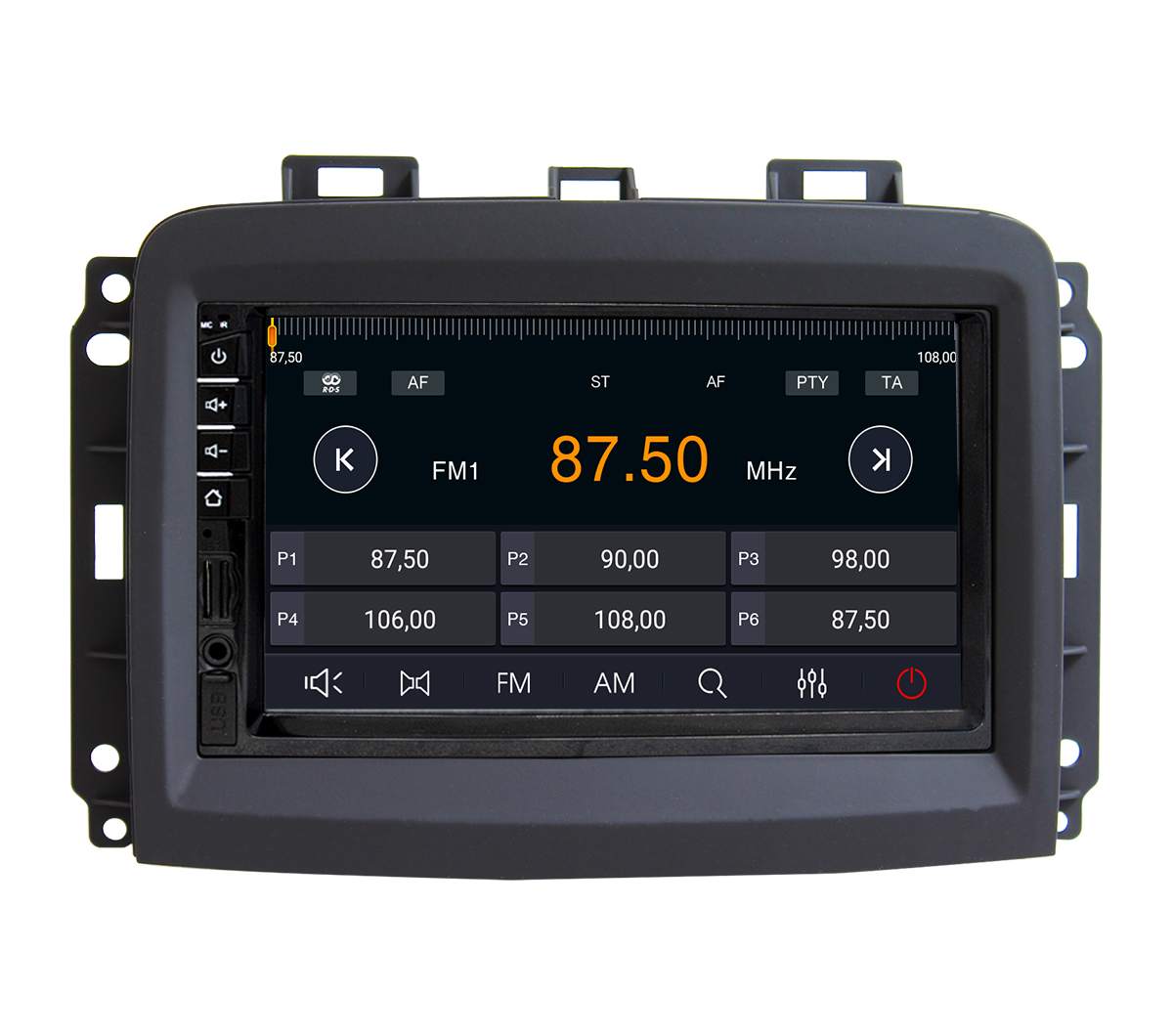 JFSound JF-007-X9C-FL-PRO autoradio 4G per Fiat 500L con camera