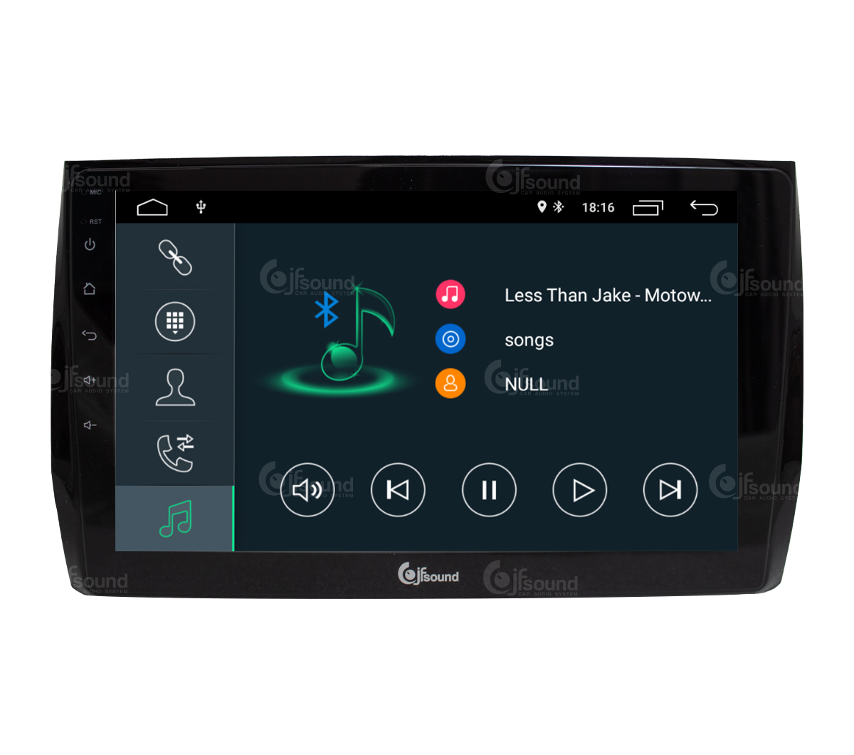 JFSound X7C-PRO JF-031SK autoradio Android Kodiaq DSP
