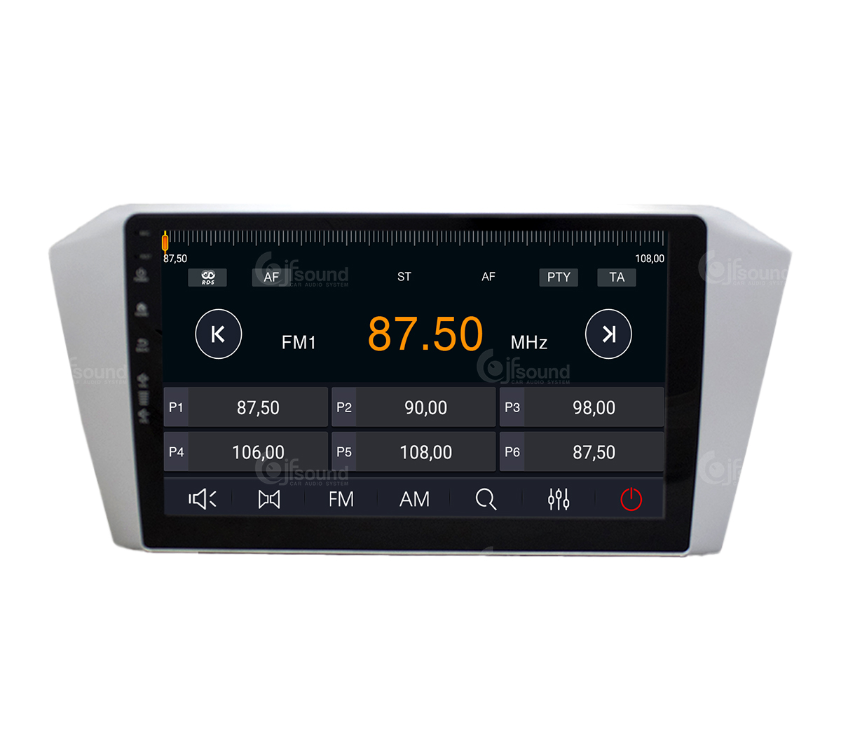 JFSound X9C-PRO JF-131WP autoradio Passat 4G retrocamera