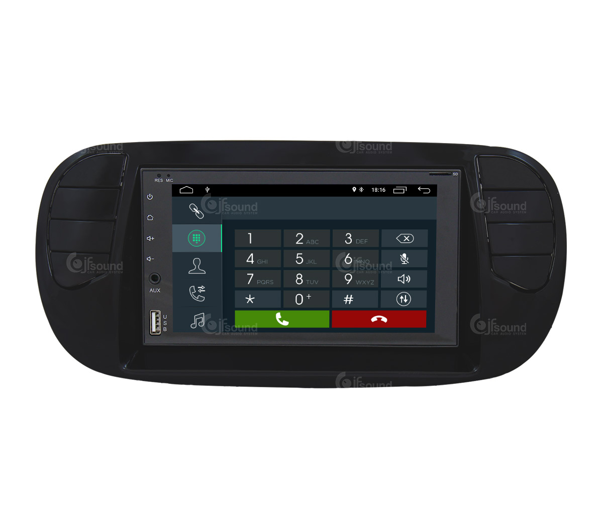 JFSound X7C-PRO JF-227-X7C-F5O-PRO autoradio Fiat 500 DSP