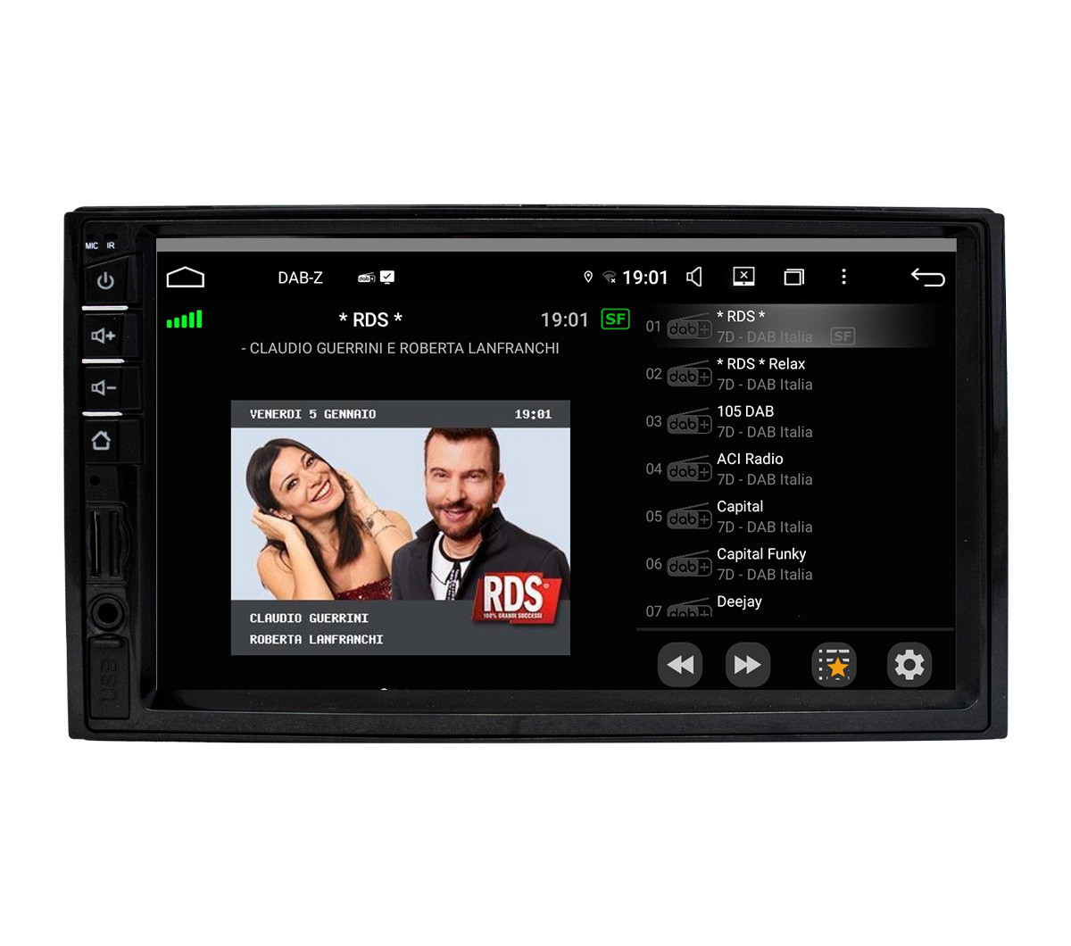 JFSound UP-PRO autoradio Android sistema multimediale auto touch