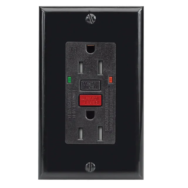 Magnedyne WC-130GFI-B Presa GFCI Doppia Camper Nera