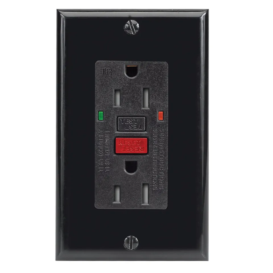 Magnedyne WC-130GFI-B Presa GFCI Doppia Camper Nera