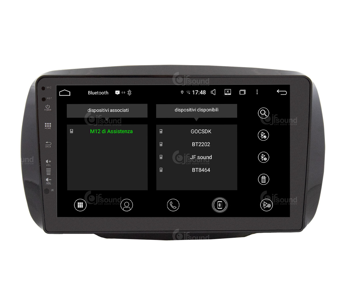 JFSound JF-039ST-UP-PRO autoradio CarPlay per Smart wireless
