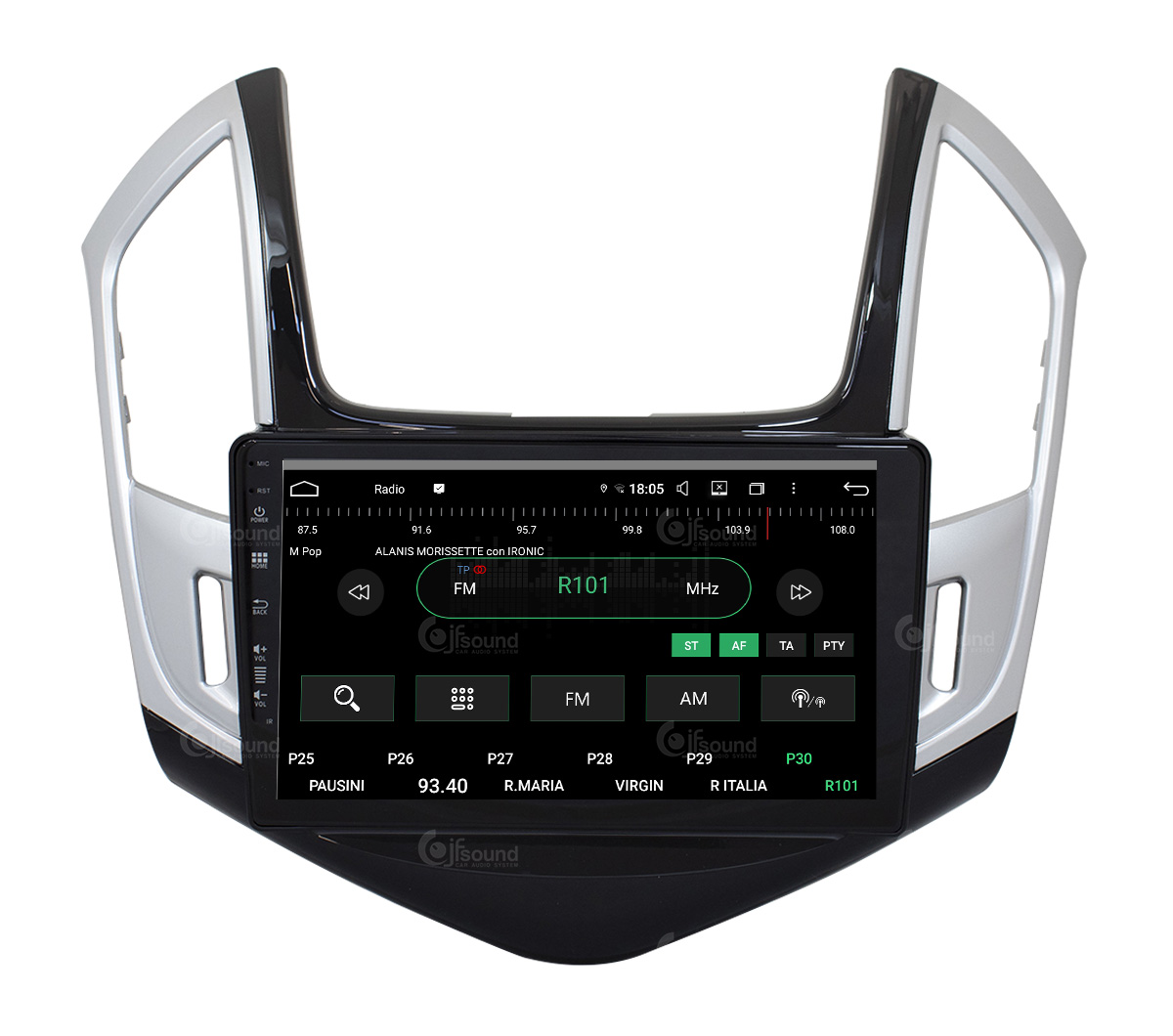 JFSound UP-PRO JF-239CC-UP-PRO autoradio Chevrolet Cruze CarPlay