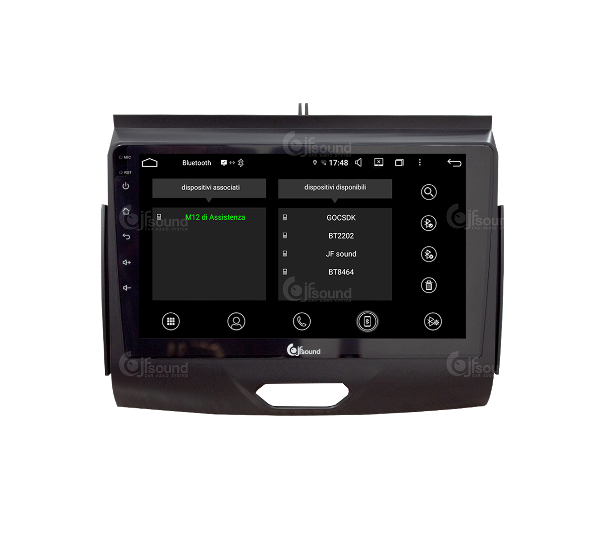 JFSound UP-PRO JF-439FR-UP-PRO autoradio Ford Ranger CarPlay