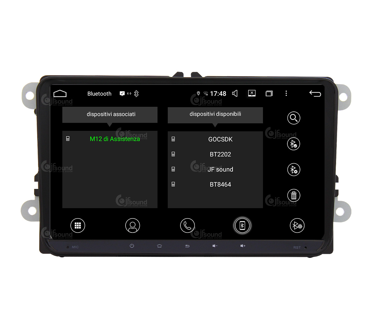 JFSound UP-PRO JF-039W6-UP-PRO autoradio Android Volkswagen