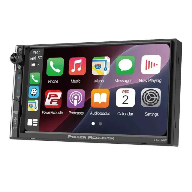 Power Acoustik CA2-74W autoradio 2 DIN 7" CarPlay Android Auto