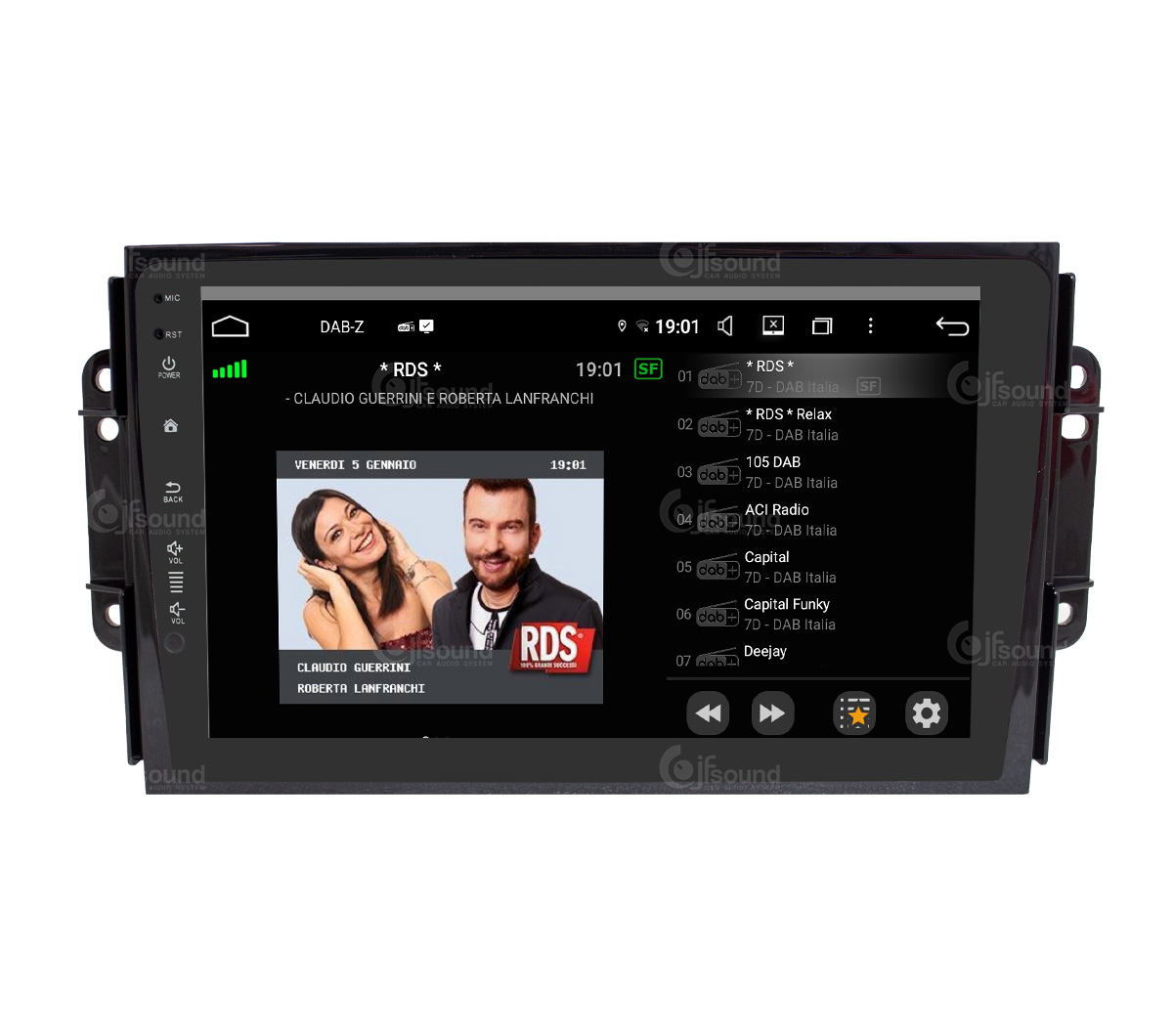 JFSound UP-PRO JF-039D3-UP-PRO autoradio CarPlay per DR 3
