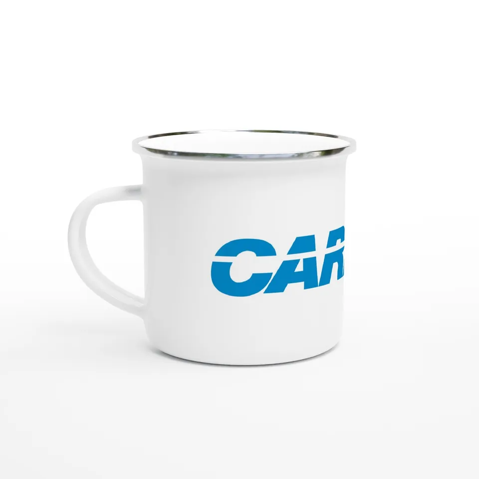 Magnedyne Carbine tazza smaltata bianca 12oz 355 ml