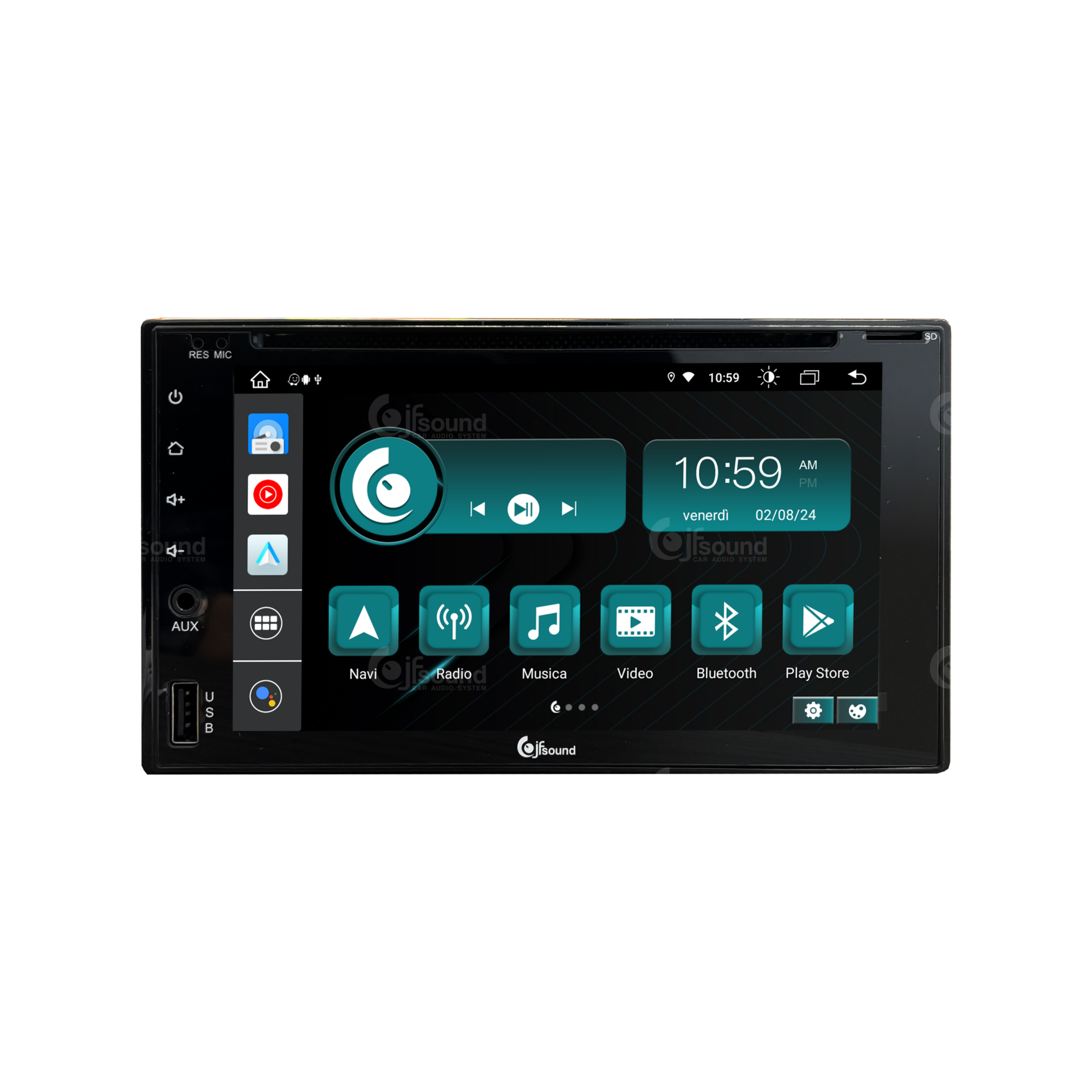 JFSound X9C-PRO autoradio Android top di gamma 4G DSP
