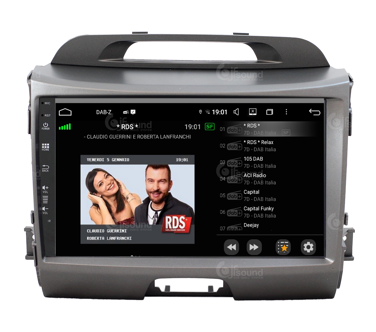 JFSound UP-PRO JF-031KS-UP-2-PRO autoradio Android Sportage CarPlay
