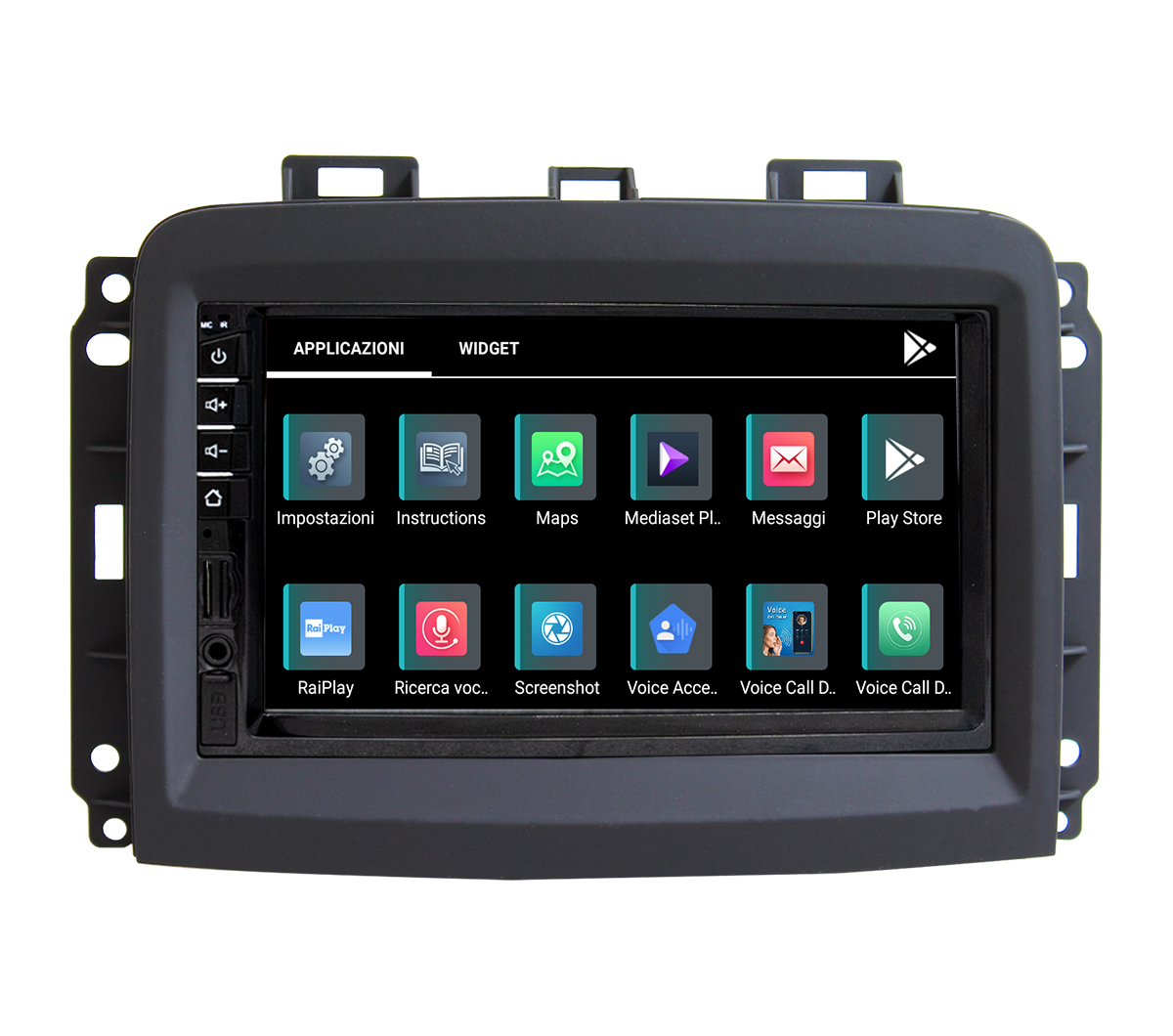 JFSound JF-007-X9C-FL-PRO autoradio 4G per Fiat 500L con camera