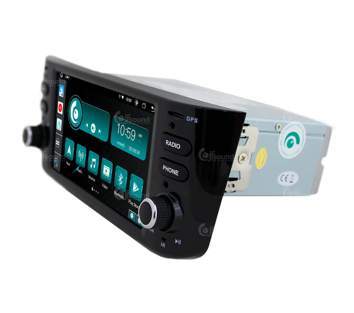 JFSound X9C-PRO JF-132FL-X9C-PRO autoradio Android Fiat Punto EVO 4G