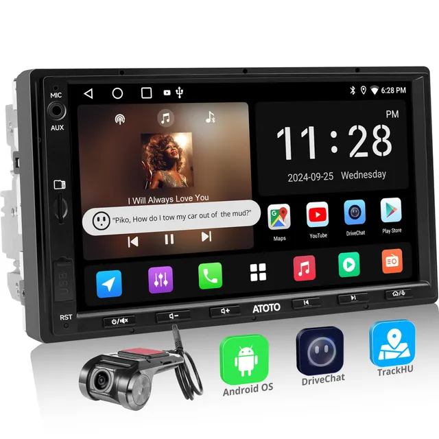 ATOTOZONE Car Stereo A5L autoradio 7" con DVR 2+32G