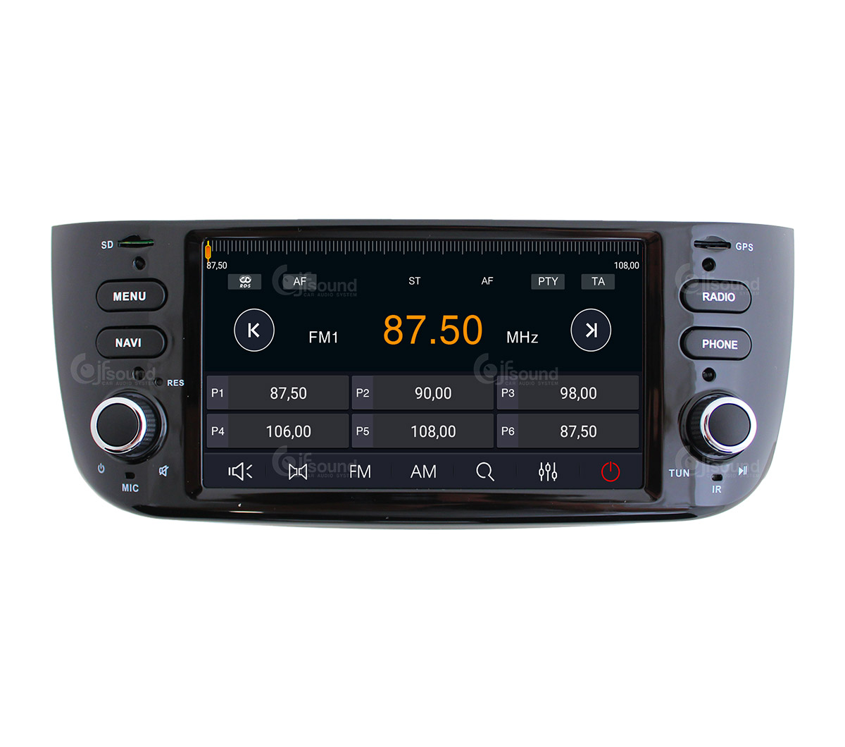 JFSound X9C-PRO JF-132FL-X9C-PRO autoradio Android Fiat Punto EVO 4G