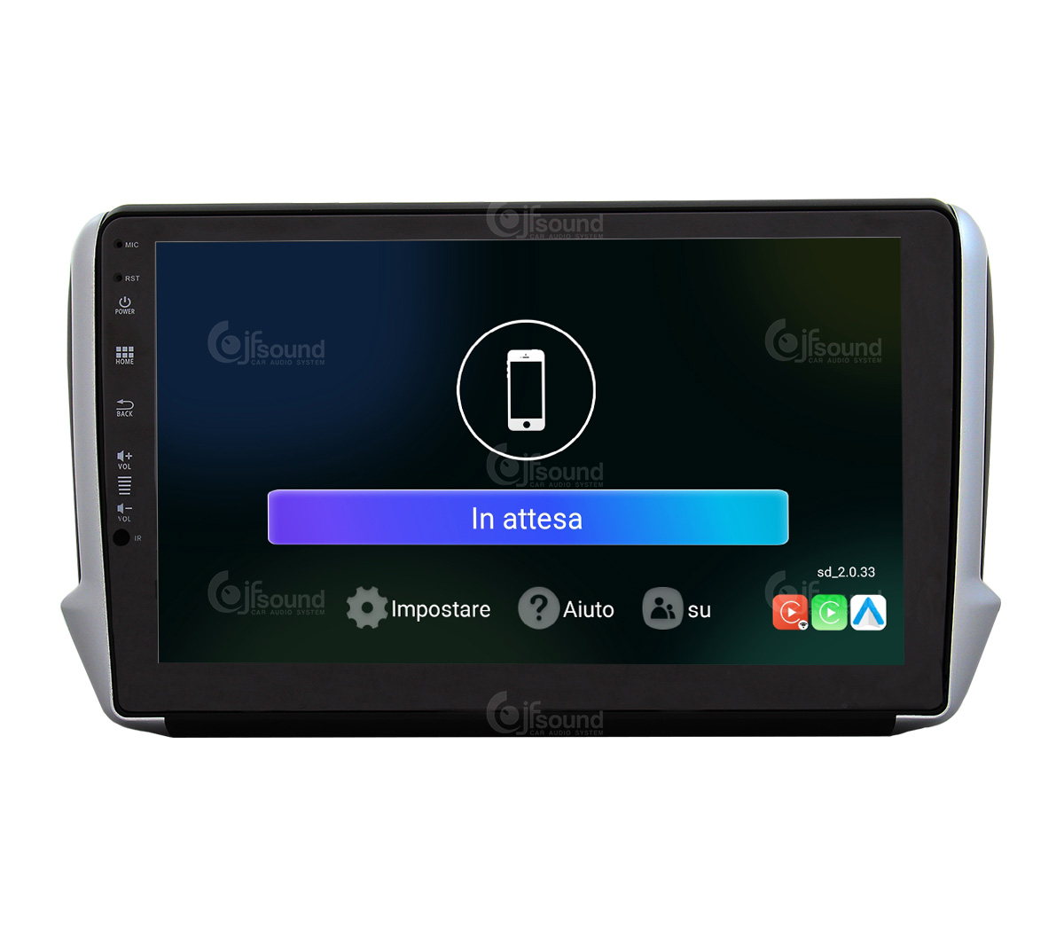 JFSound UP-PRO JF-231P8-UP-PRO autoradio Peugeot 208 CarPlay