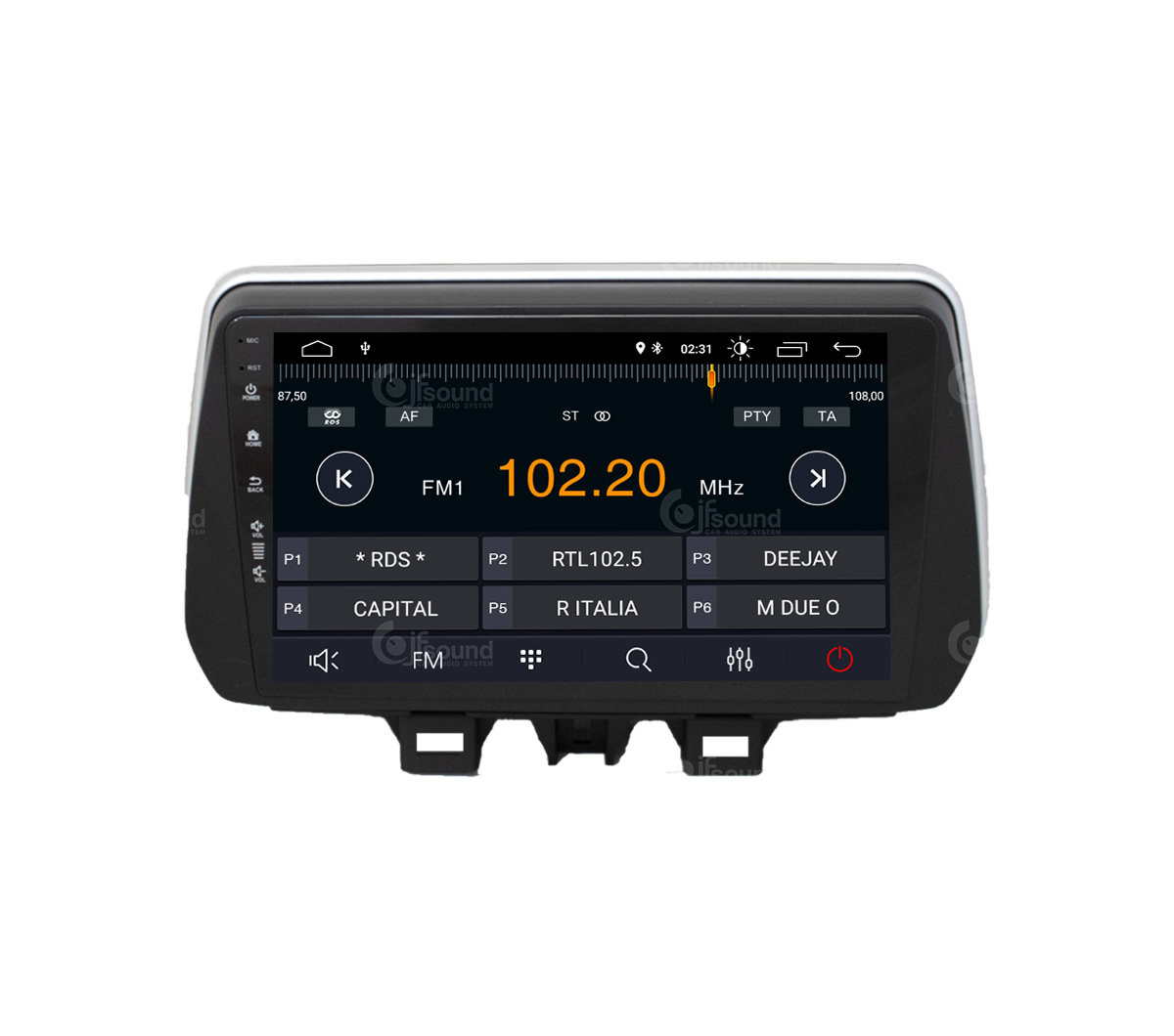 JFSound X7C-PRO JF-039HT-X7C-PRO autoradio Android Tucson DSP