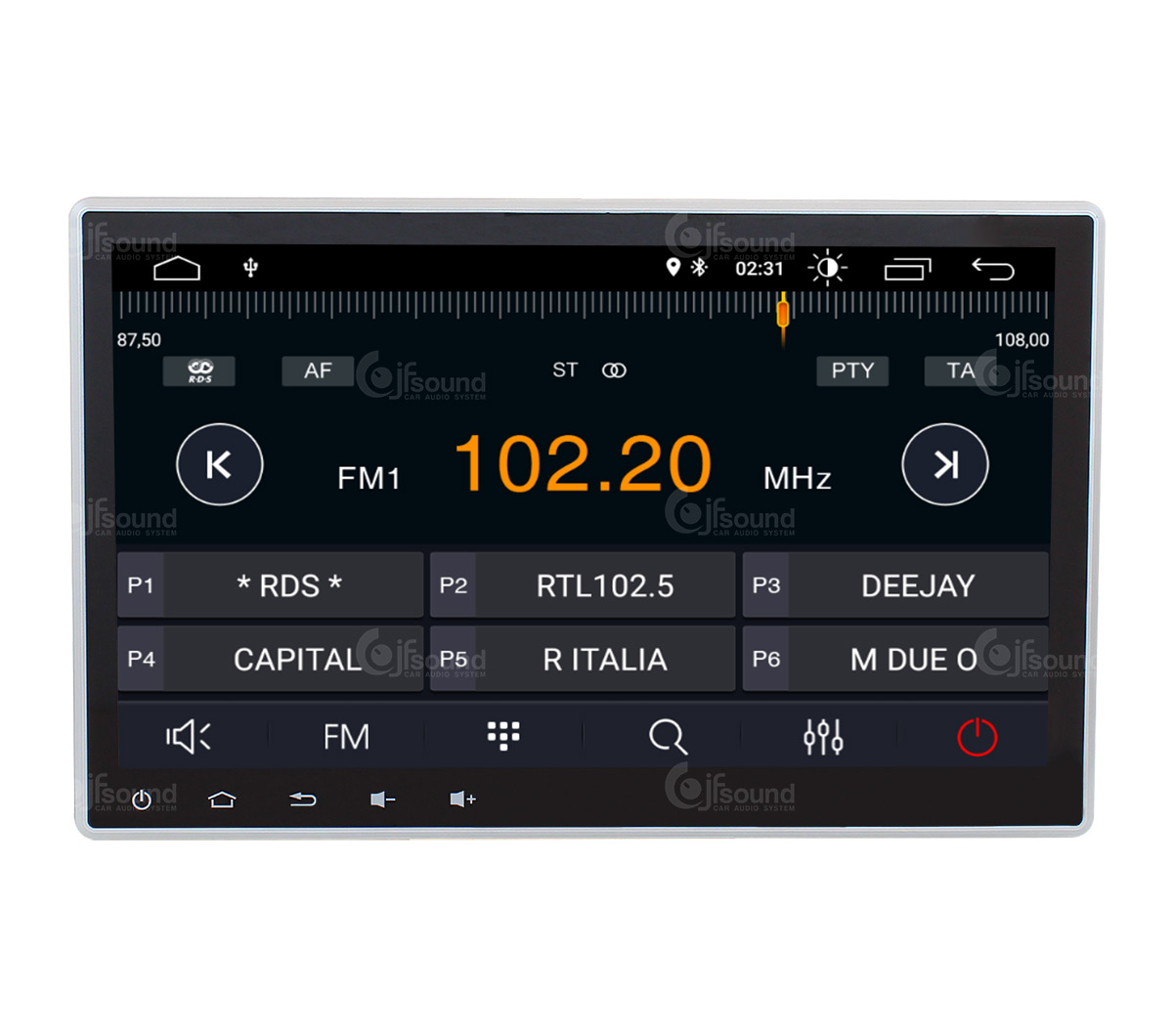 JFSound X7C-PRO JF-011-X7C-OM-PRO autoradio Opel Movano DSP
