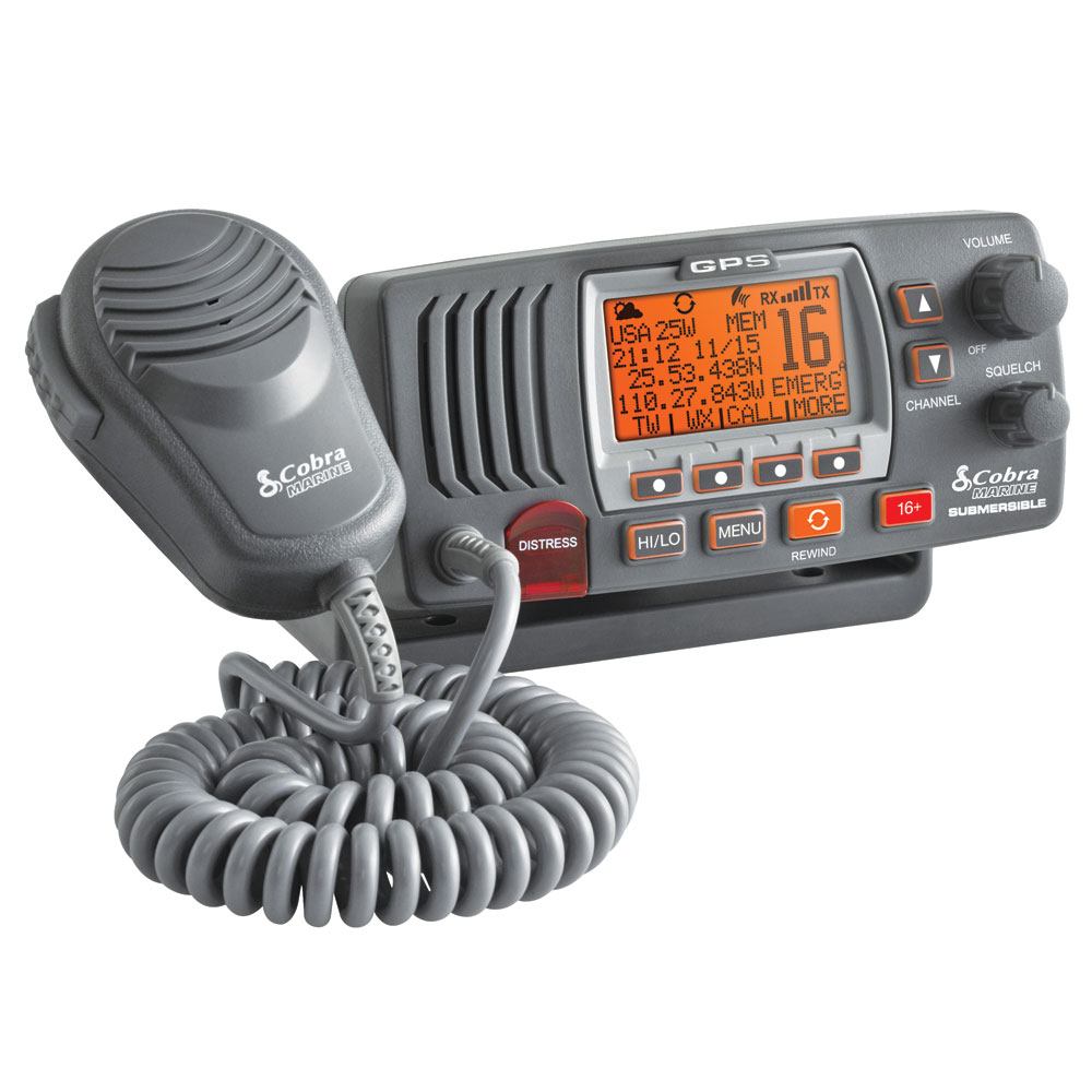 Cobra MRF77B GPS E radio VHF marina fissa GPS DSC 25W