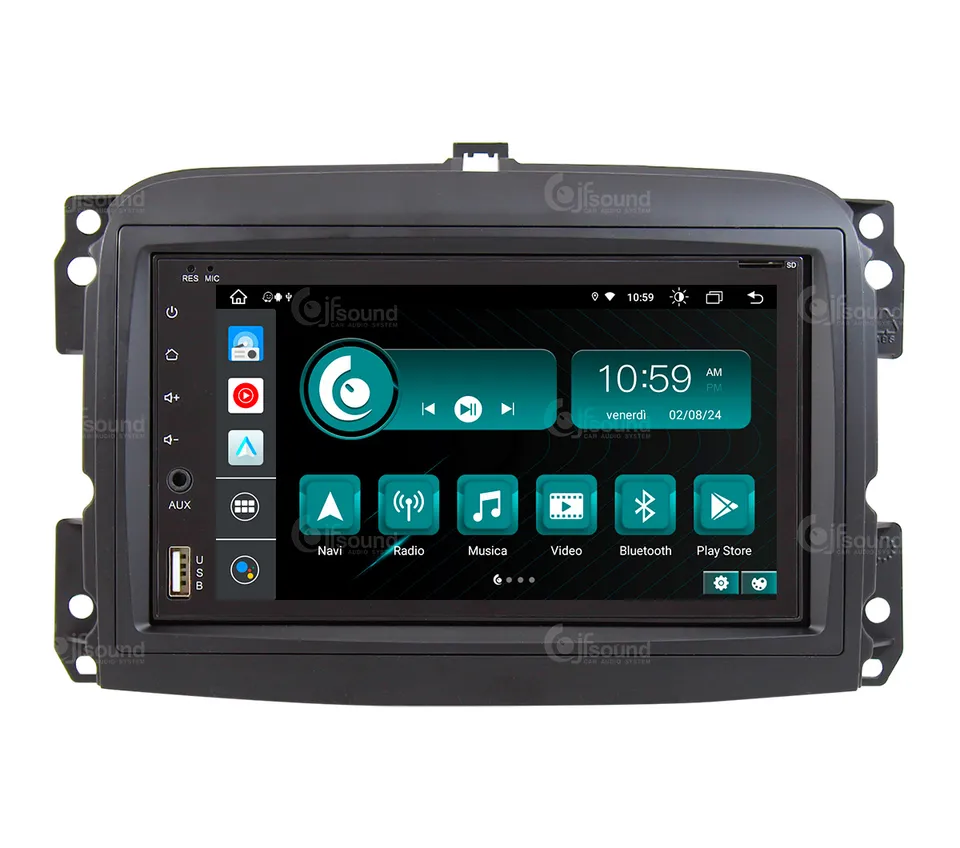 JFSound X9C-PRO JF-227-X9C-FLO-PRO autoradio per Fiat 500L 4G