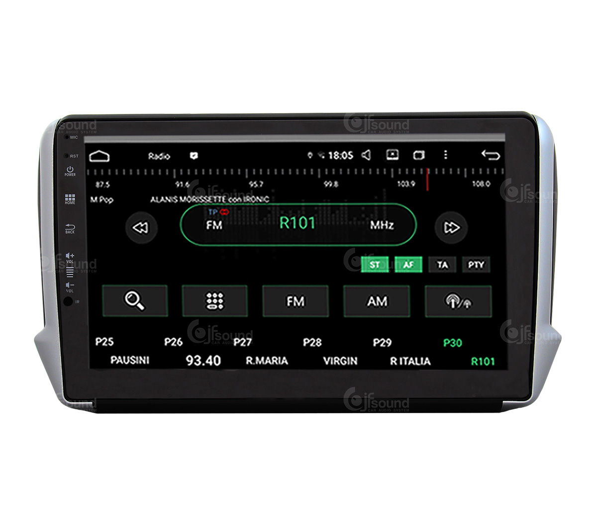 JFSound UP-PRO JF-231P8-UP-PRO autoradio Peugeot 208 CarPlay