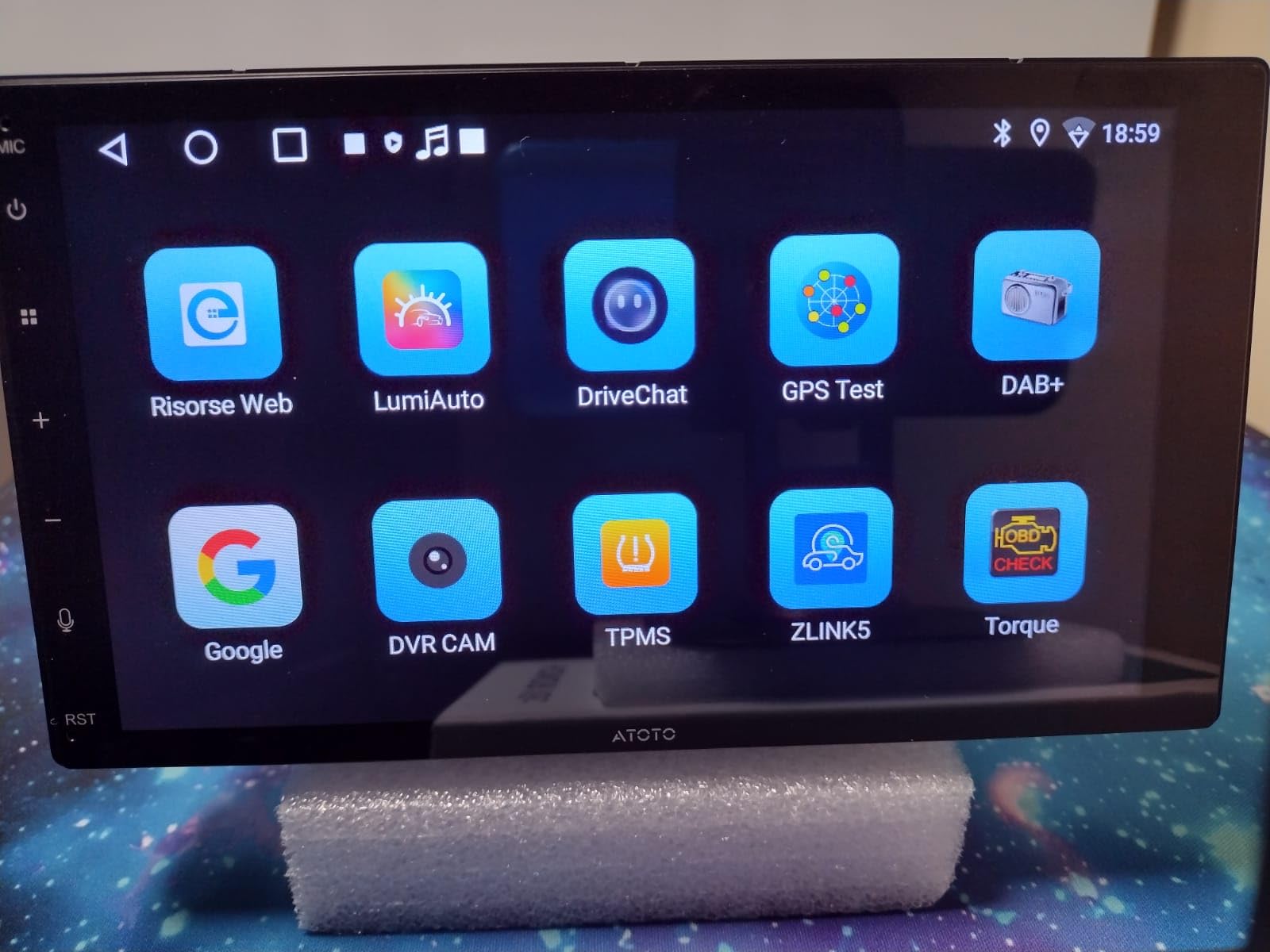 ATOTOZONE A5L Autoradio Android 10,1" 2DIN CarPlay DSP