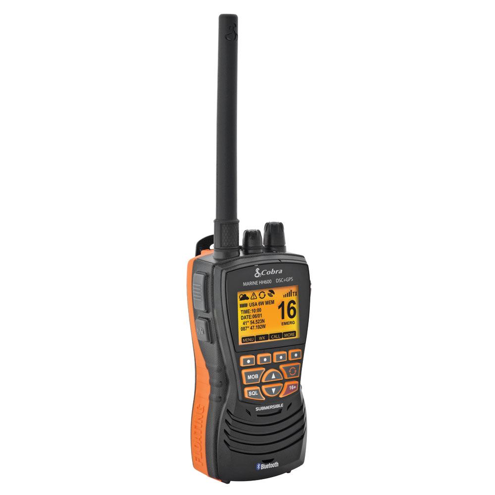 Cobra MR HH600 FLT GPS radio VHF palmare bluetooth