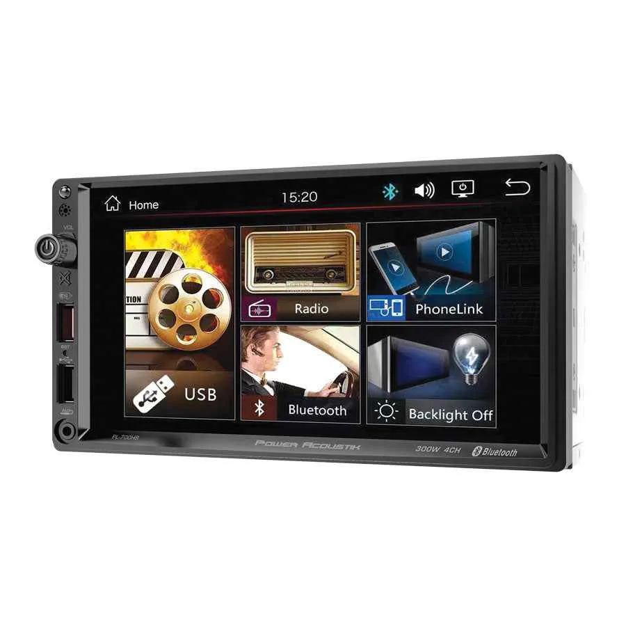 Power Acoustik PL-700HB Autoradio 2 DIN 7" Bluetooth Android