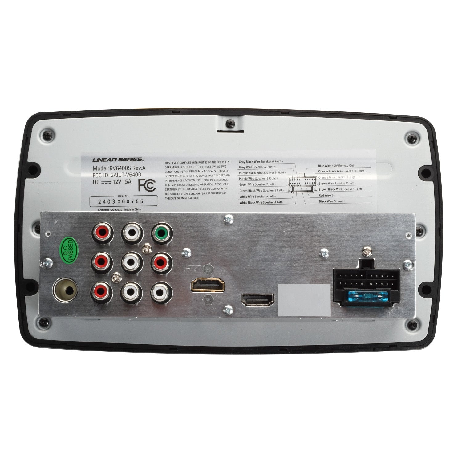 Magnedyne Linear RV6400S autoradio camper touch Bluetooth 3 zone