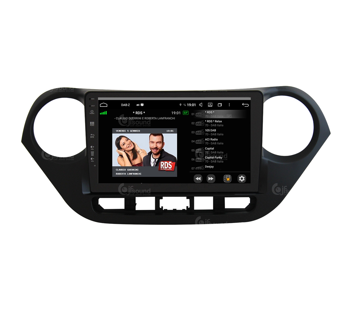 JFSound UP-PRO JF-037H1 autoradio Android per Hyundai i10 wireless