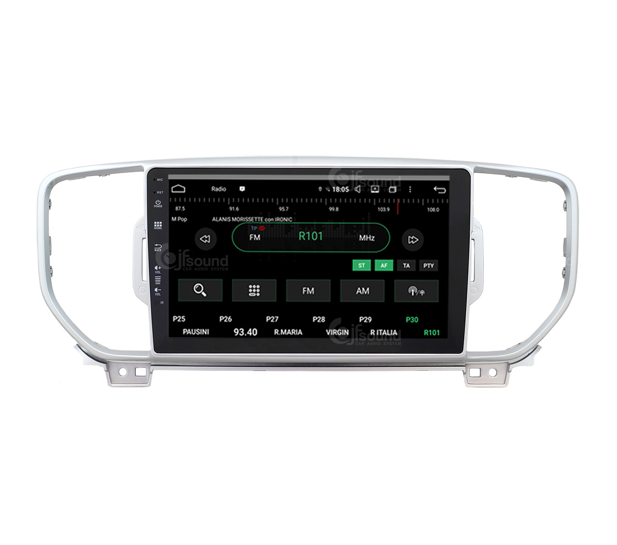JFSound UP-PRO JF-039KS autoradio Android per Kia Sportage